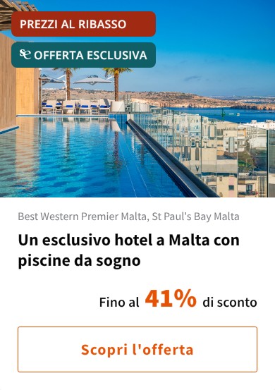 Un esclusivo hotel a Malta con piscine da sogno