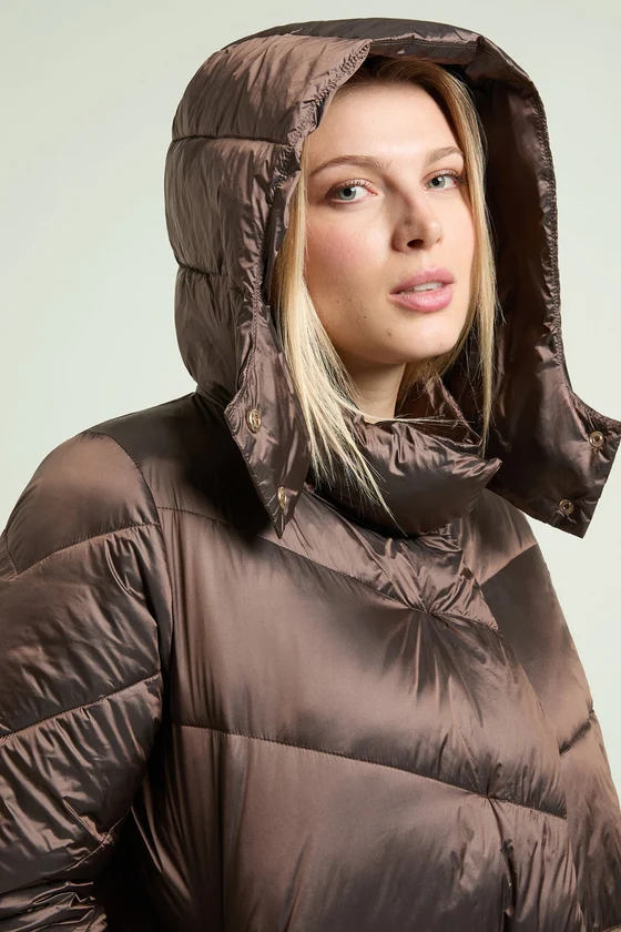 PIUMINO IN NYLON CANGIANTE