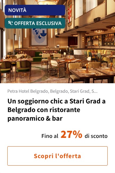 Un soggiorno chic a Stari Grad a Belgrado con ristorante panoramico &amp; bar