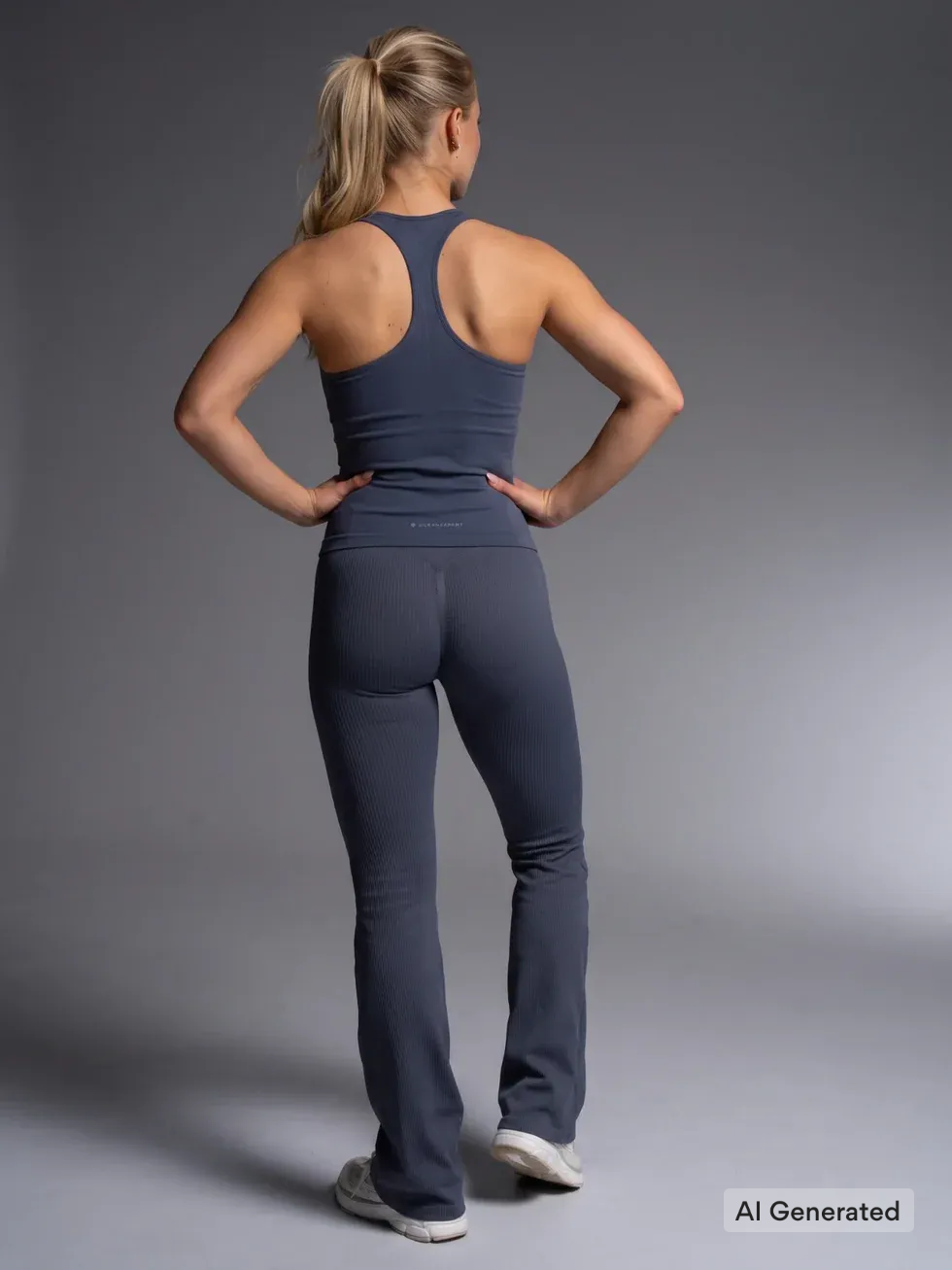 Maya Flared Pant Moon Blue