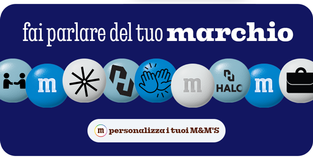 PERSONALIZZA I TUOI M&M'S