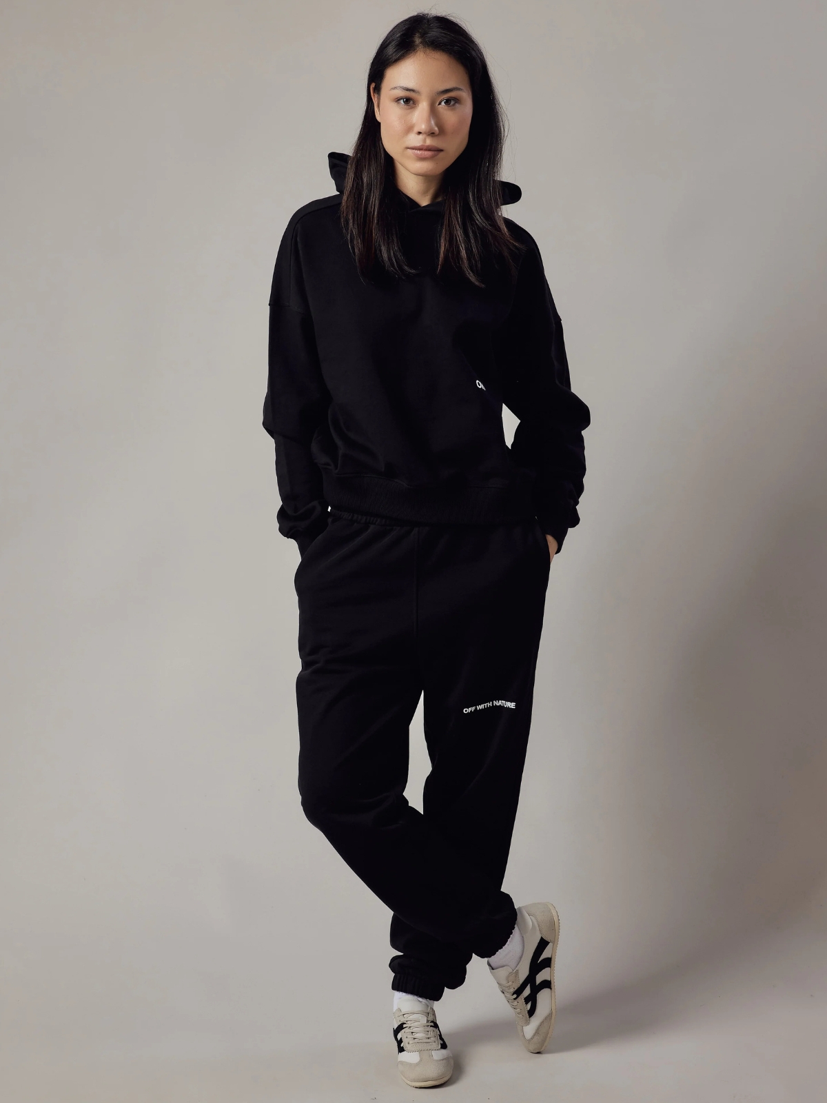 Joggers Loose Fit Unisex Black