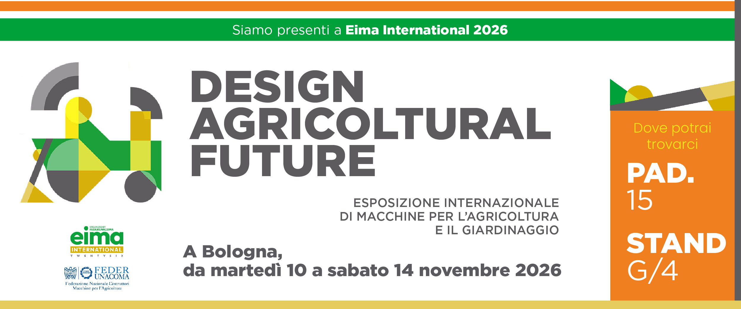 Mes Connettori a EIMA International 2026 – Bologna, 10-14 novembre – Pad. 15 Stand G/4
