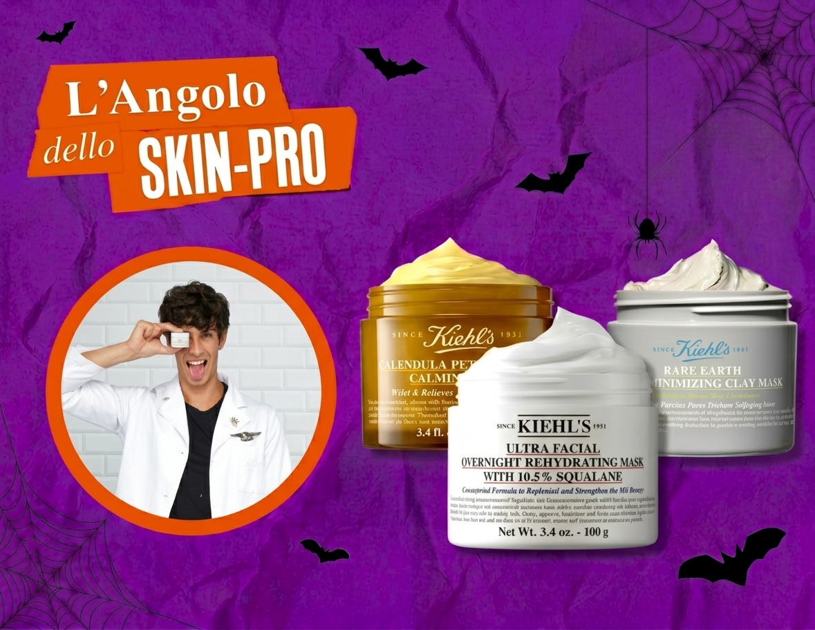 L'Angolo dello Skin-Pro: l'esperto Kiehl's presenta le maschere con sfondo a tema Halloween