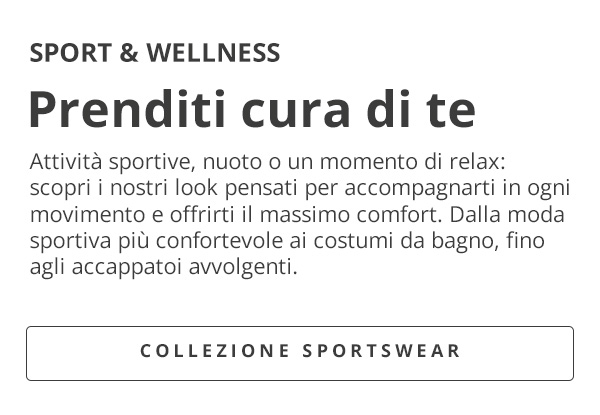 Scopri la moda sportiva e wellness: assicurati ora i look per sentirti bene