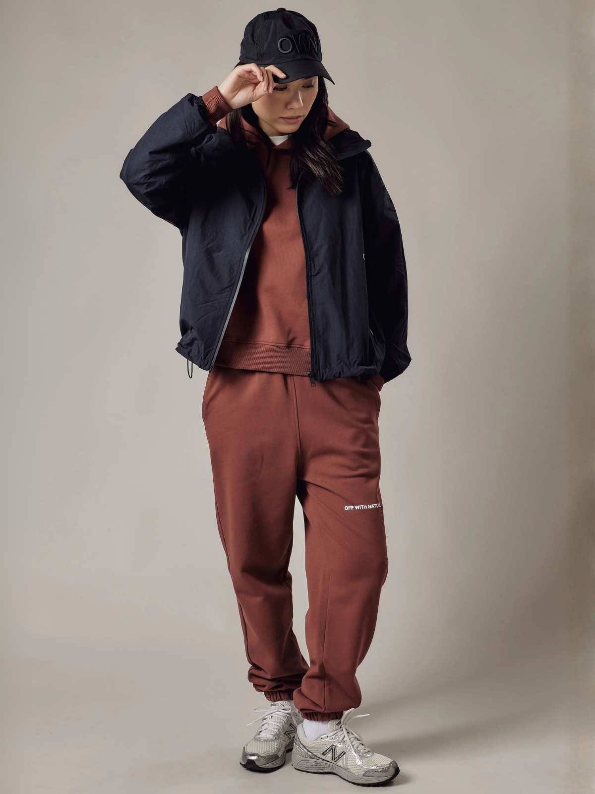 Joggers Loose Fit Unisex Dusty Burnt