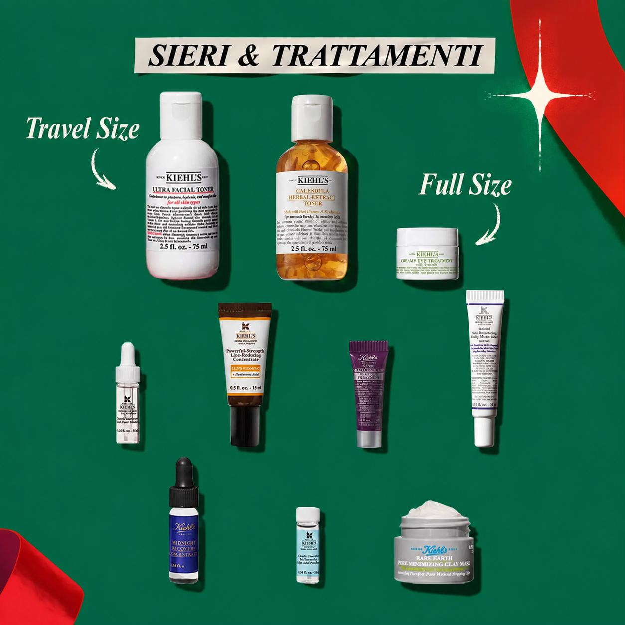 Calendario Avvento Kiehl's 2026 prodotti sieri e trattamenti presenti