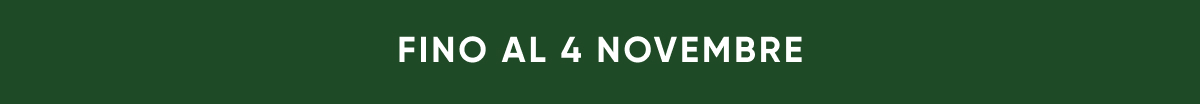 Fino al 4 novembre