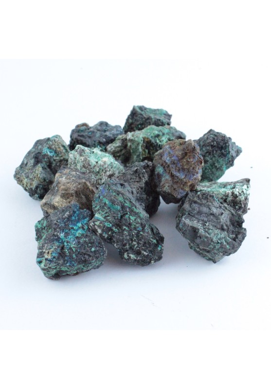 Image of CRISOCOLLA GREZZO Silicati Minerale GRANDE Cristalloterapia Chakra Reiki A+