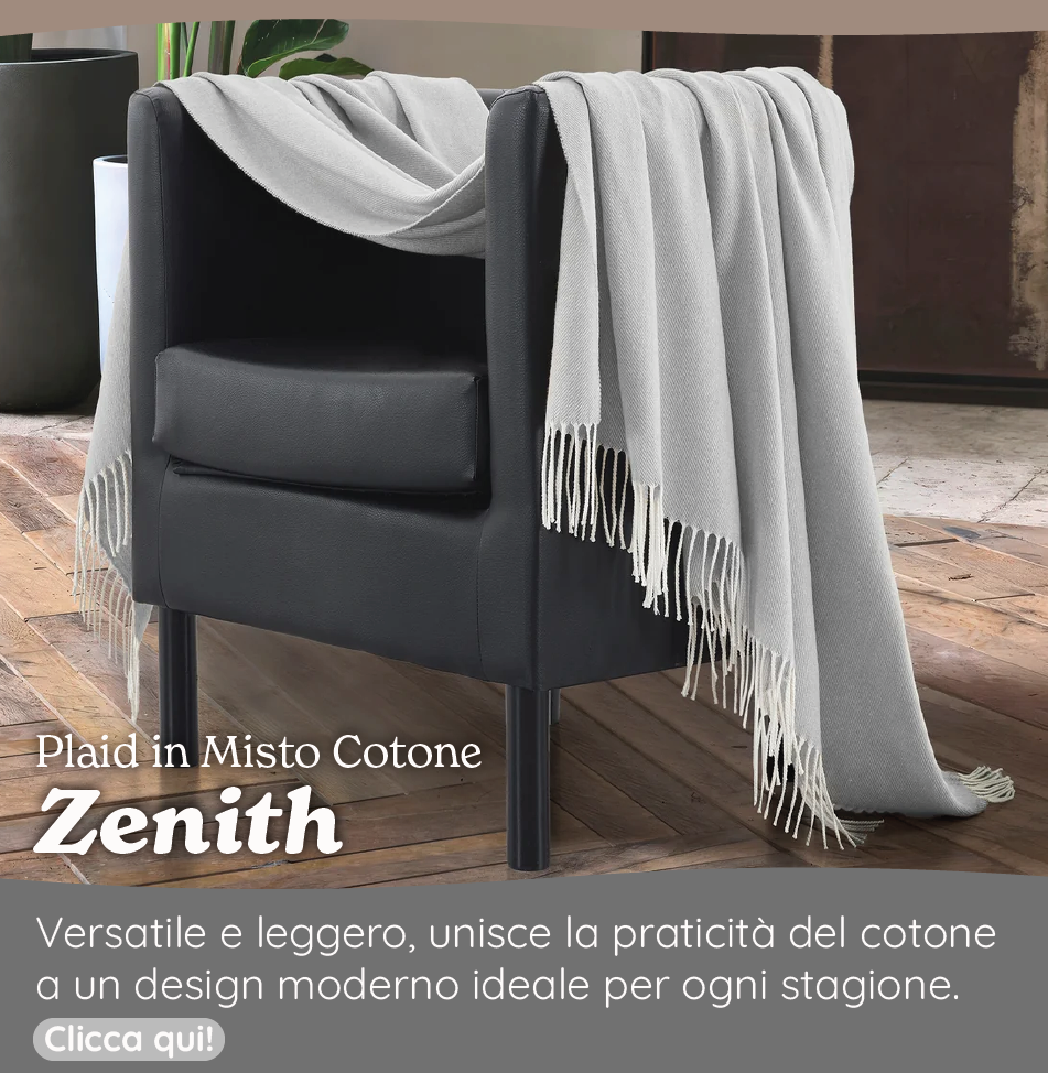 Plaid in Misto Cotone - Zenith