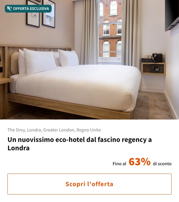Un nuovissimo eco-hotel dal fascino regency a Londra