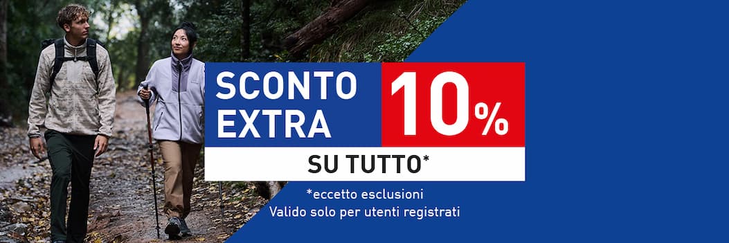 EXTRA 10% DI SCONTO