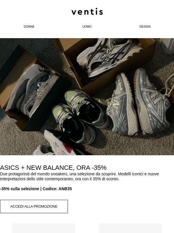 -35% su ASICS e New Balance