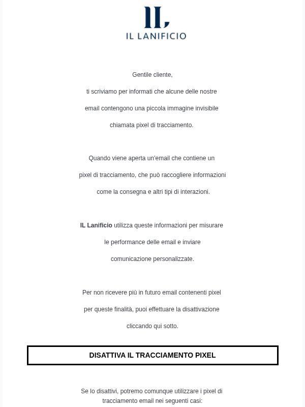 Utilizzo dei pixel di tracciamento mail