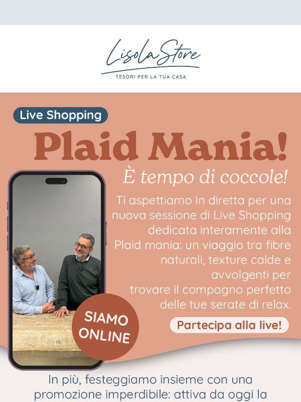 LIVE🔴 è tempo di coccole: scopri i nostri plaid e trova quello perfetto per te