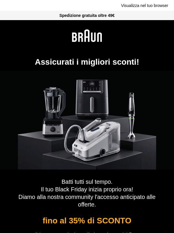 Ci siamo! Approfitta subito di sconti fino al 35%.