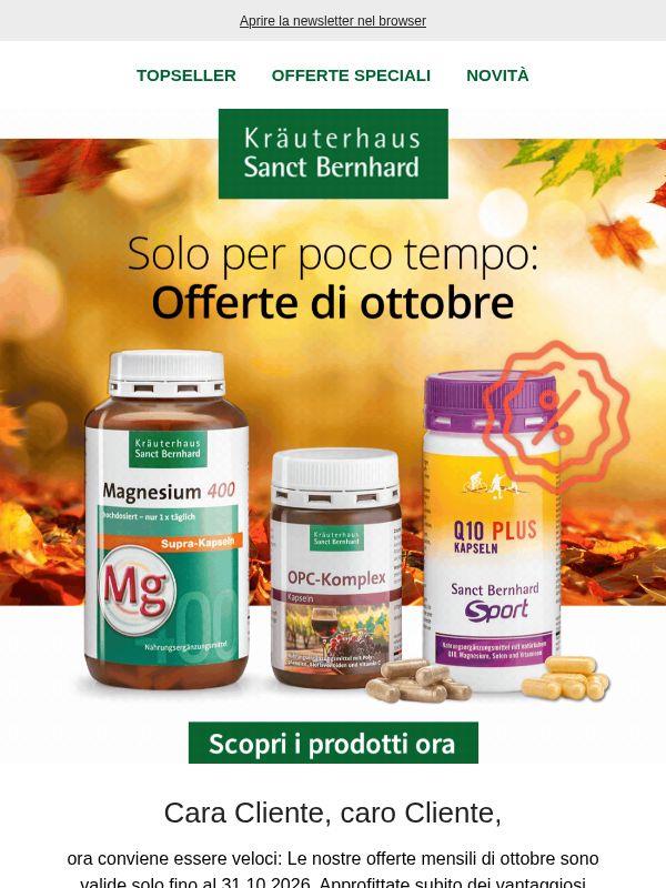 Non perdete l'occasione: Offerte di ottobre ⏳