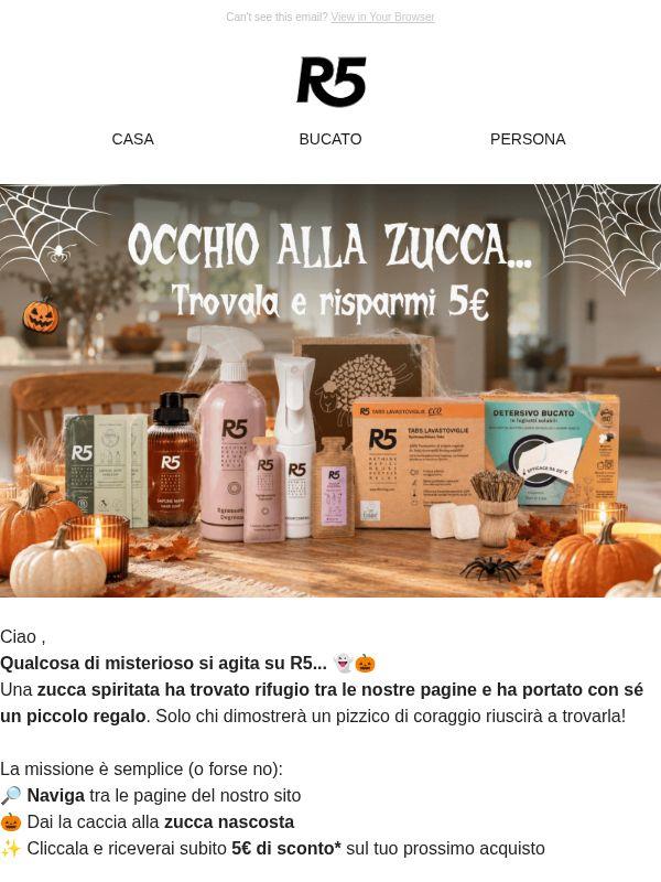 5€ per Te... 🎃