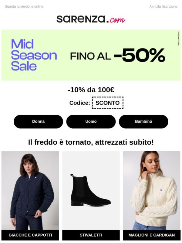 ❄️I tuoi look stagionali per combattere il freddo