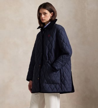 Giacca trapuntata blu navy