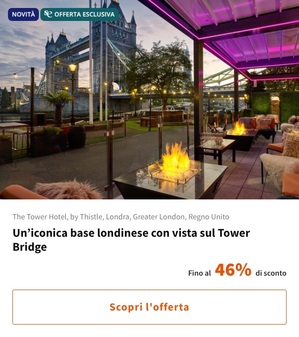 Un%27iconica base londinese con vista sul Tower Bridge
