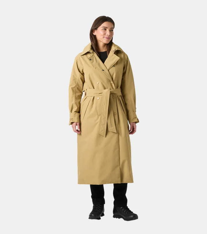 Women's Avenue Insulated Long Trench Coat
