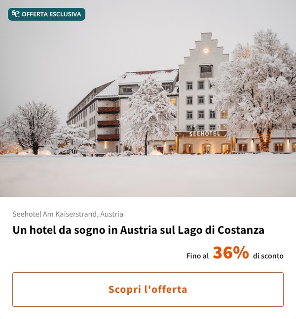 Un hotel da sogno in Austria sul Lago di Costanza