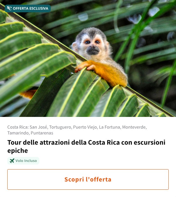 Tour delle attrazioni della Costa Rica con escursioni epiche