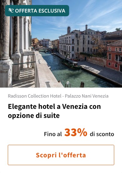 Elegante hotel a Venezia con opzione di suite