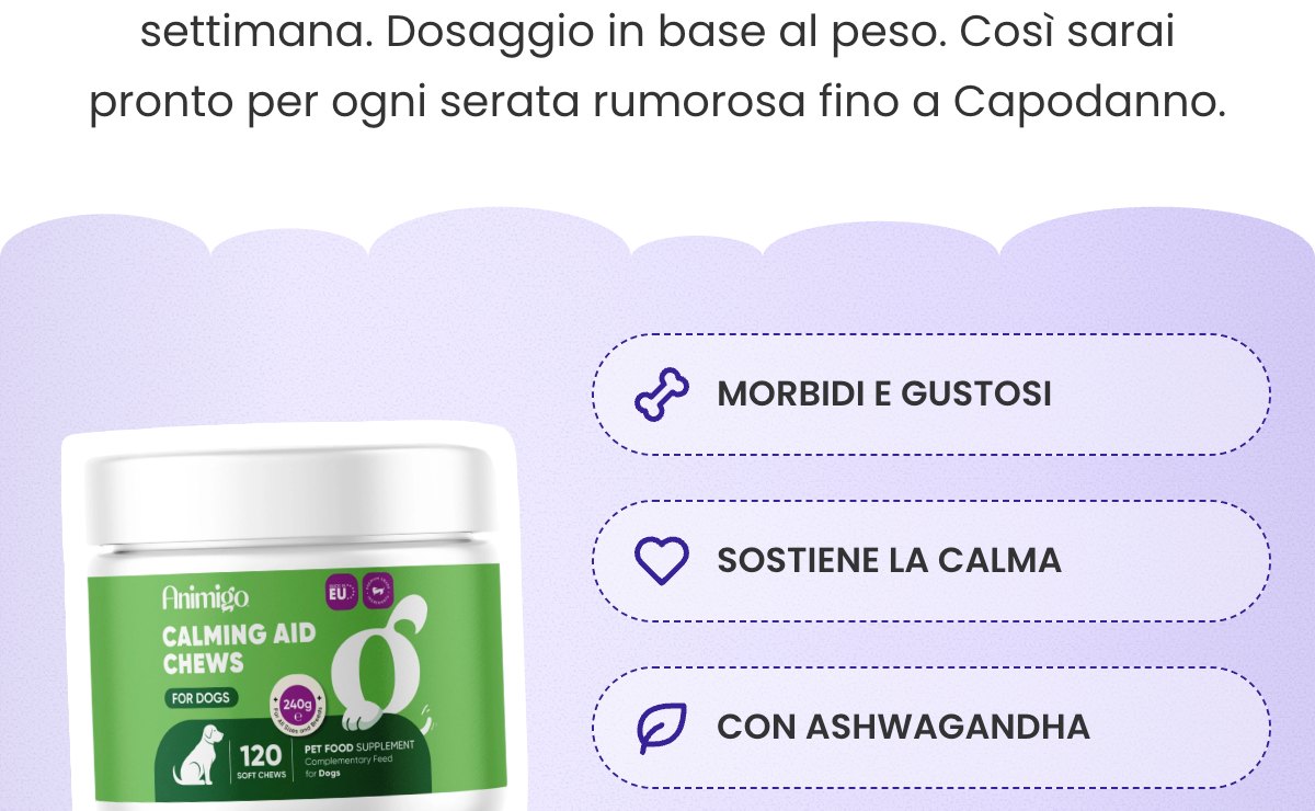 MORBIDI E GUSTOSI · SOSTIENE LA CALMA · CON ASHWAGANDHA