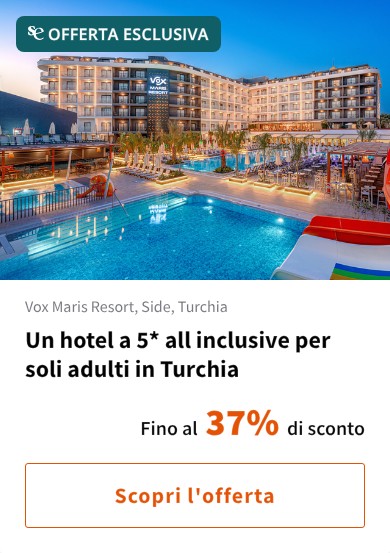 Un hotel a 5* all inclusive per soli adulti in Turchia