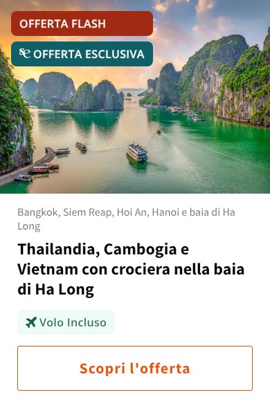 Thailandia, Cambogia e Vietnam con crociera nella baia di Ha Long