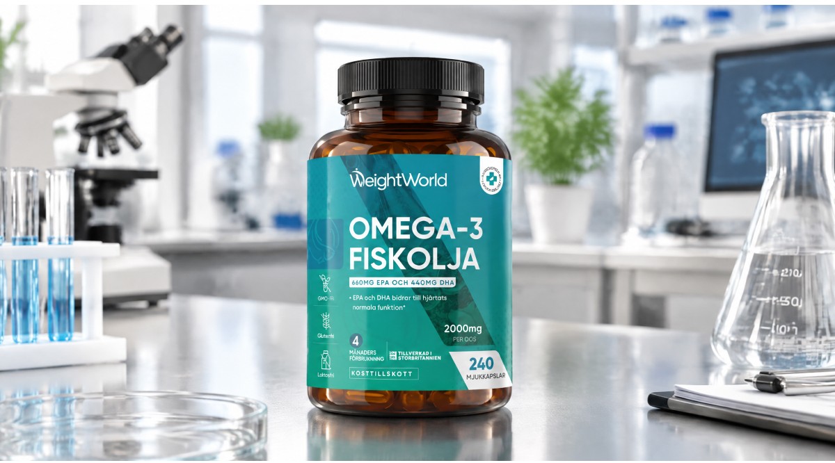WeightWorld Omega-3 Fiskolja 2000mg 240 kapslar