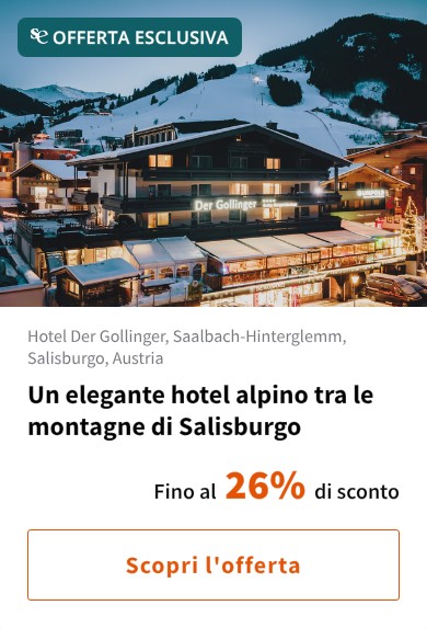 Un elegante hotel alpino tra le montagne di Salisburgo