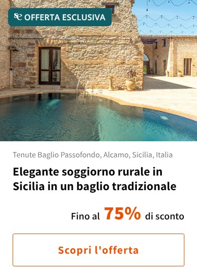 Elegante soggiorno rurale in Sicilia in un baglio tradizionale