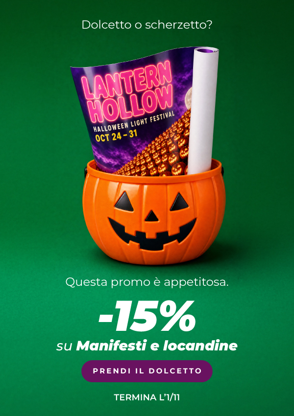 -15% su Manifesti e locandine