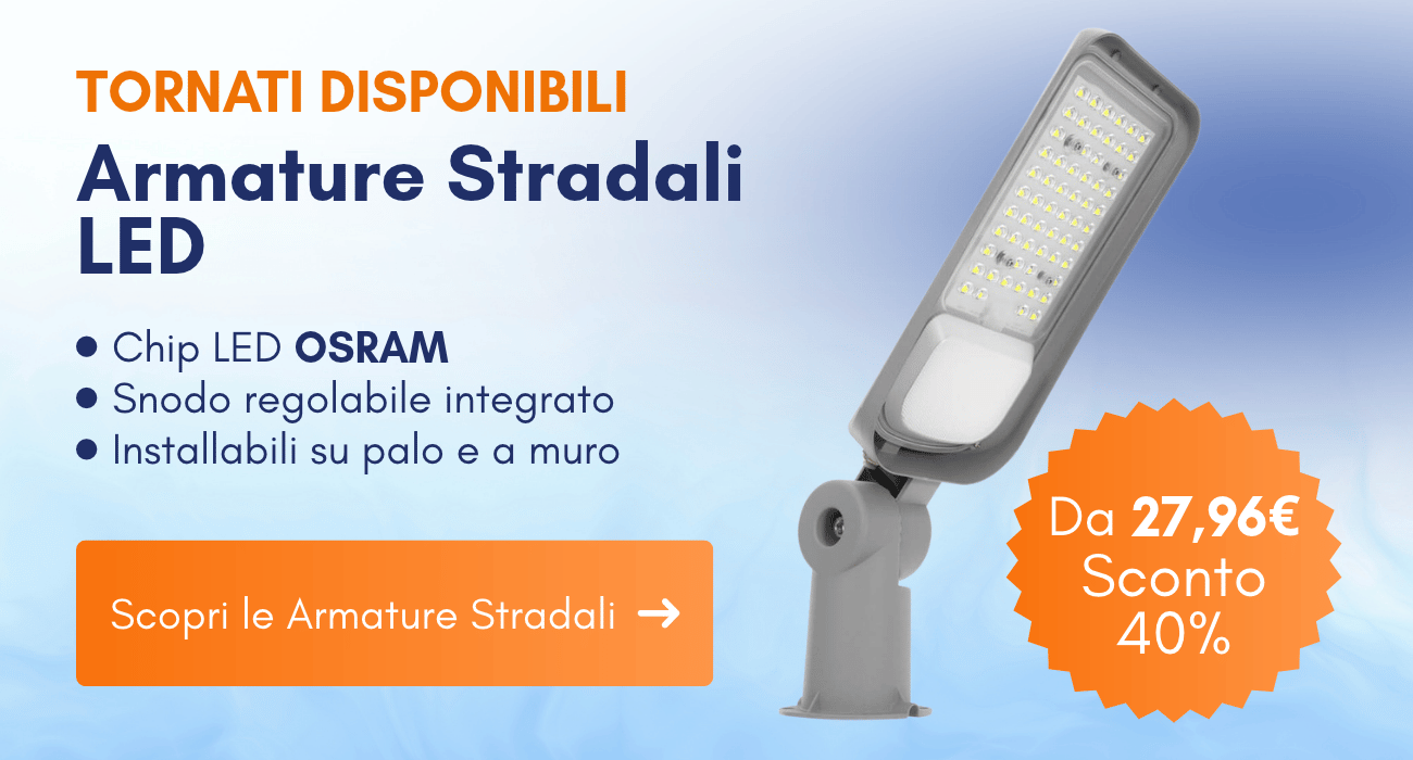 Armature stradali LED con chip LED OSRAM