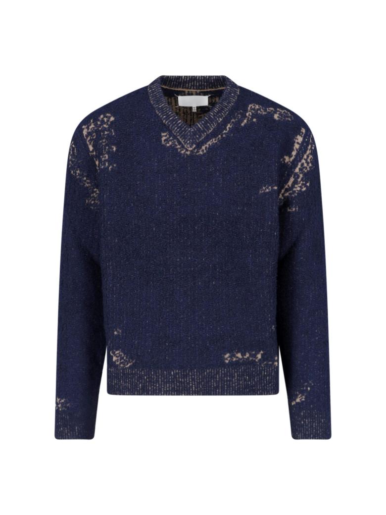Maison Margiela - Maglione dettagli usured