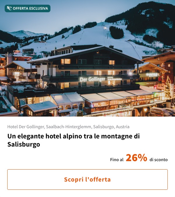 Un elegante hotel alpino tra le montagne di Salisburgo