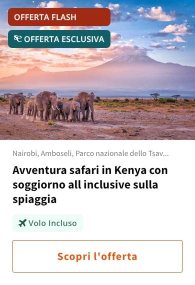 Avventura safari in Kenya con soggiorno all inclusive sulla spiaggia