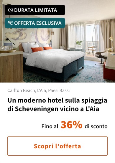 Un moderno hotel sulla spiaggia di Scheveningen vicino a L'Aia