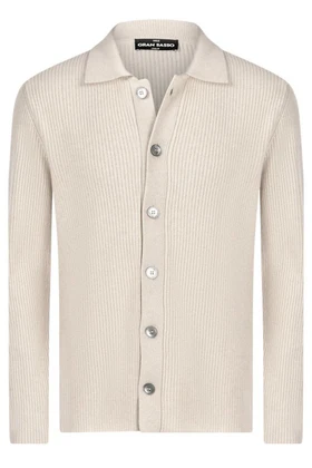 GRAN SASSO Camicia in cashmere con bottoni