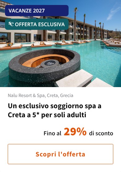 Un esclusivo soggiorno spa a Creta a 5* per soli adulti