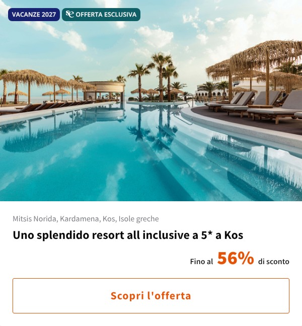 Uno splendido resort all inclusive a 5* a Kos