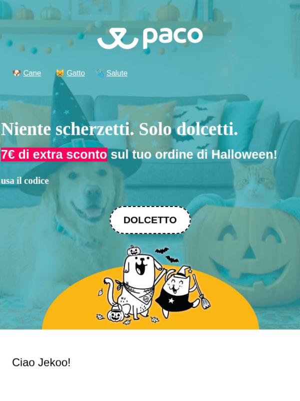 Niente scherzetti, solo dolcetti 🎃
