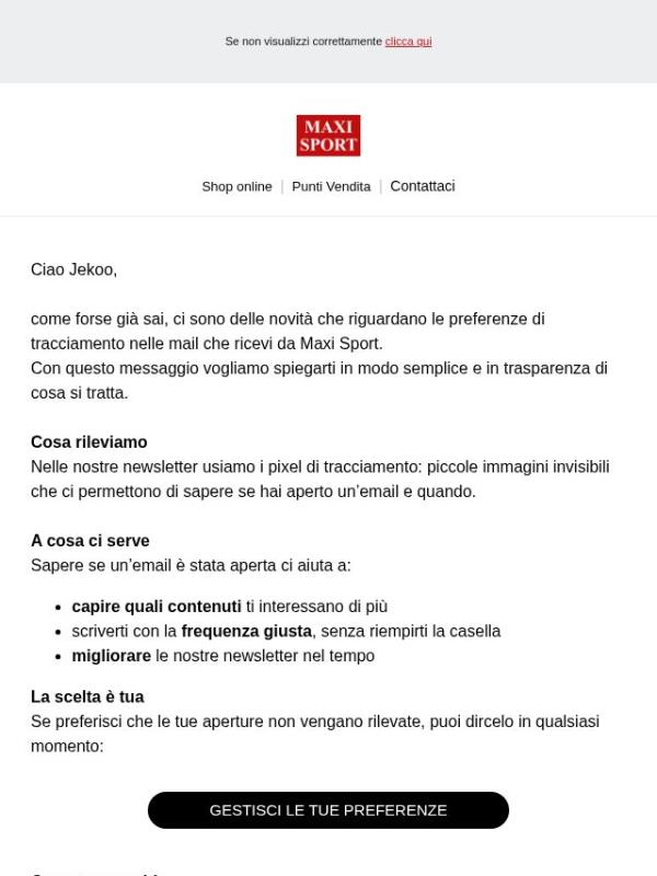 Come usiamo i pixel di tracciamento nelle nostre email?