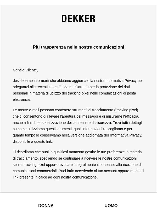 Novità sulle nostre comunicazioni