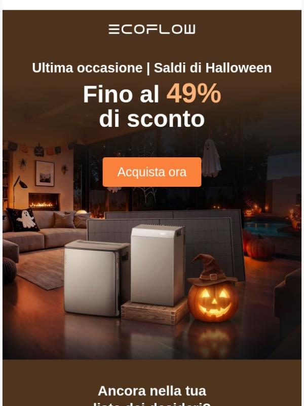 Dolcetto o scherzetto? Ultimi giorni per risparmiare! 🎃