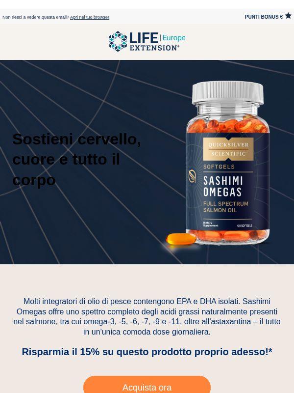 Sostieni cervello, cuore e tutto il corpo