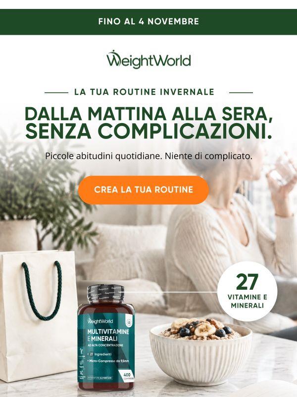 La tua routine invernale, dalla mattina alla sera
